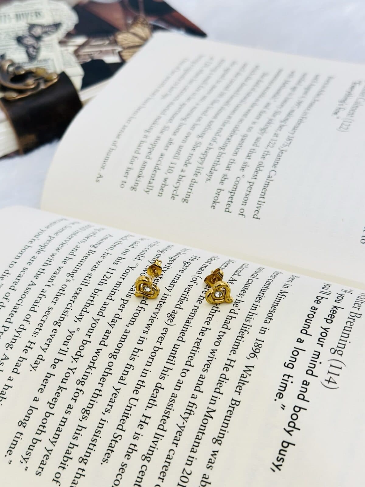 Anti tarnish Mini Heart Spark Stud Earrings