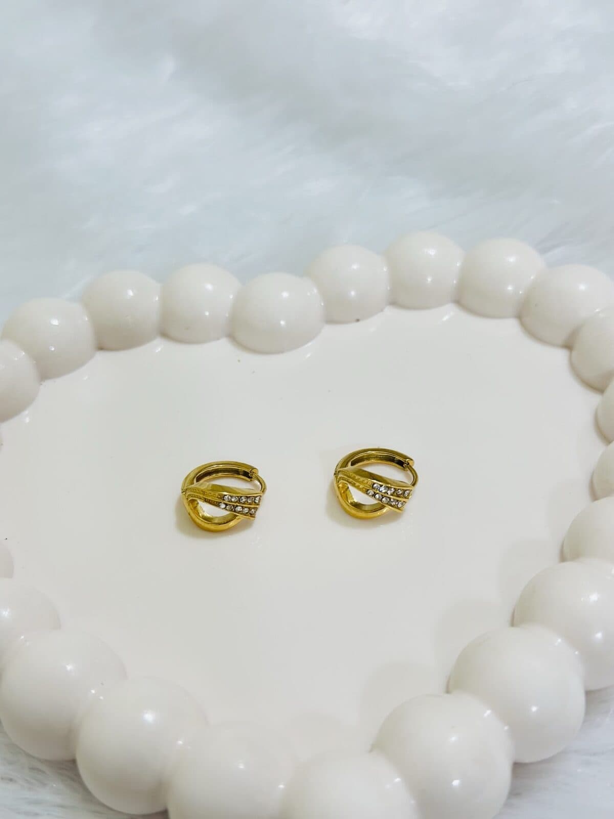 Anti Tarnish Aurora Twist Luxe Earrings